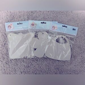 Three chipboard books - 5 pages in each - purse, fliers and scroll (all new)